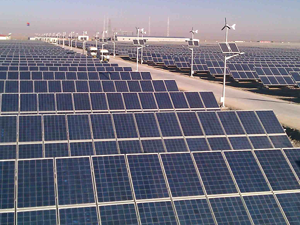 Photovoltaics in open areas